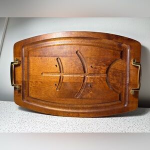 Vintage Wooden Baribo Baribo-Maid meat carving platter